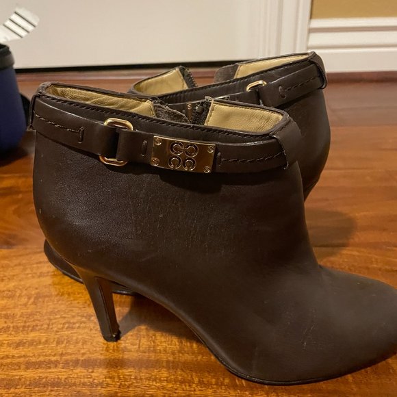 Coach Brown Leather Booties - Picture 5 of 6